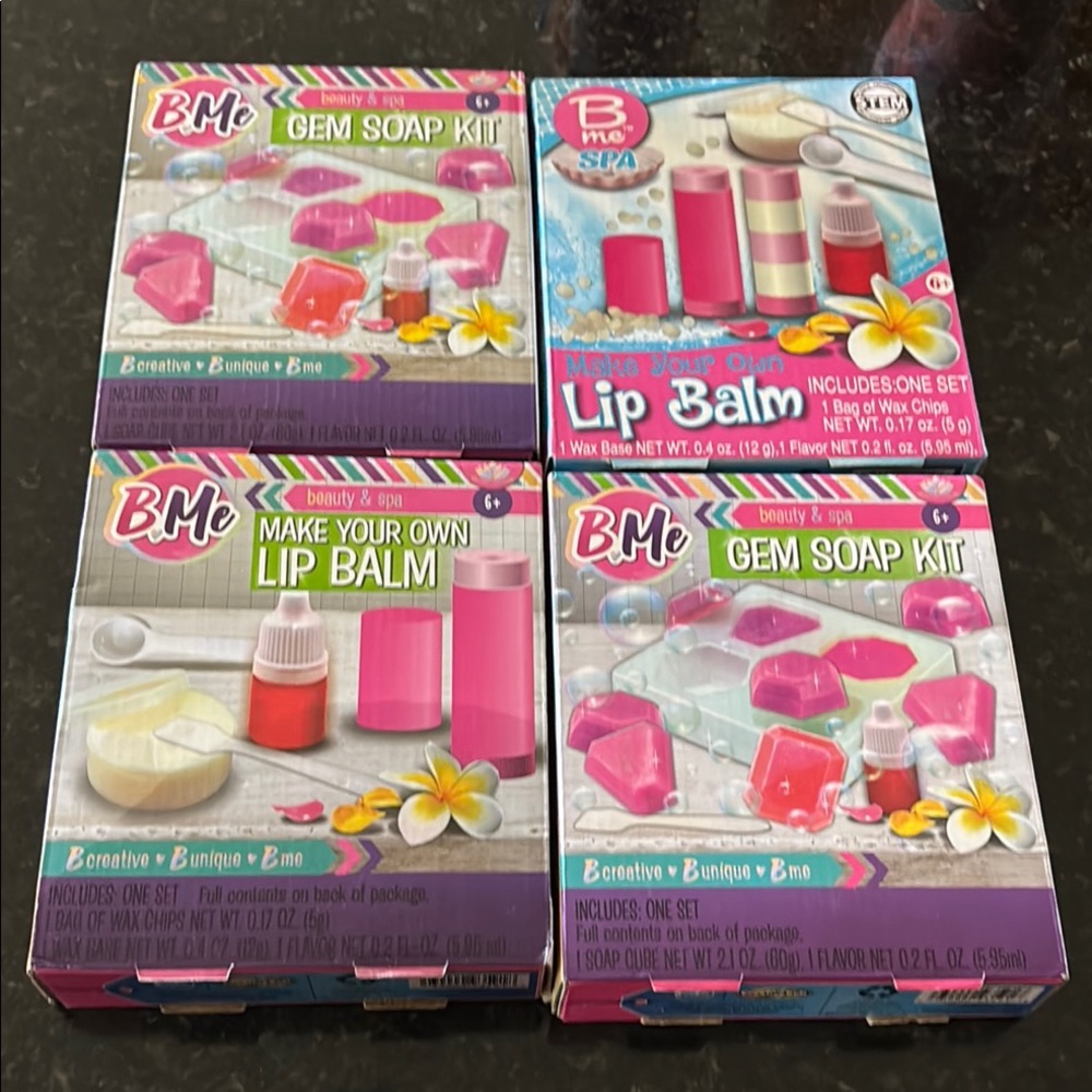 Pink and Purple DIY Lip Balm Kit